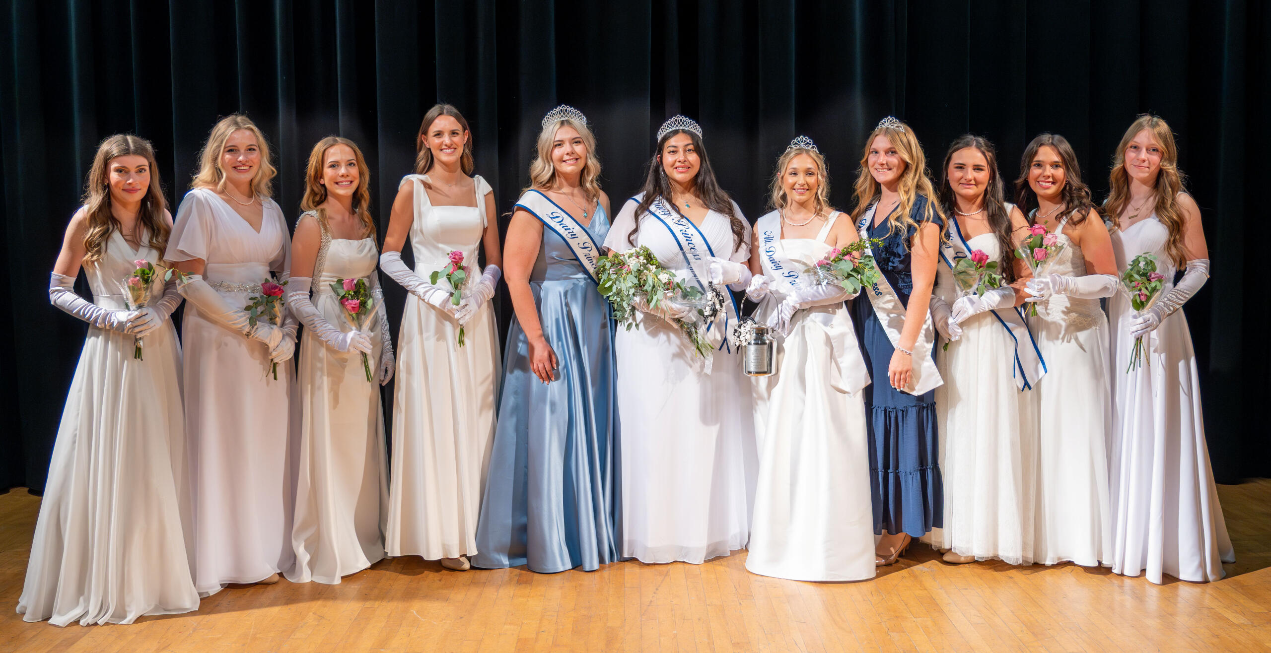 2025 District 2 Dairy Princess Participants